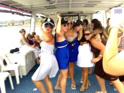 hens party boat hire