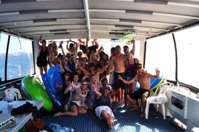 rotto-group Carnac Island boat party